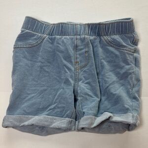 Cat & Jack Girls Light Blue Soft Denim Shorts Size 4T